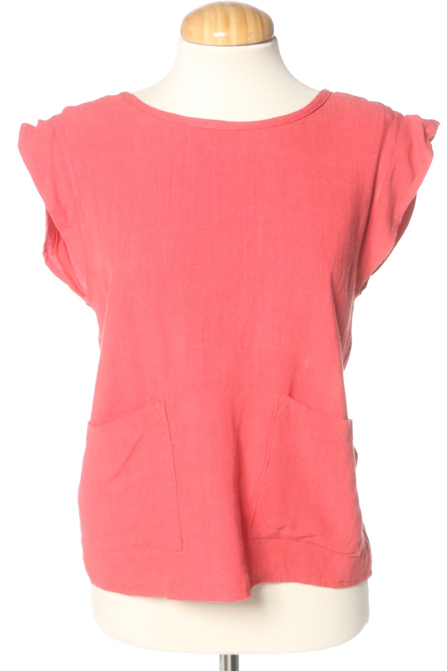 Blusa a maniche corte de Dímelo Hilando de la talla L, de color rosa