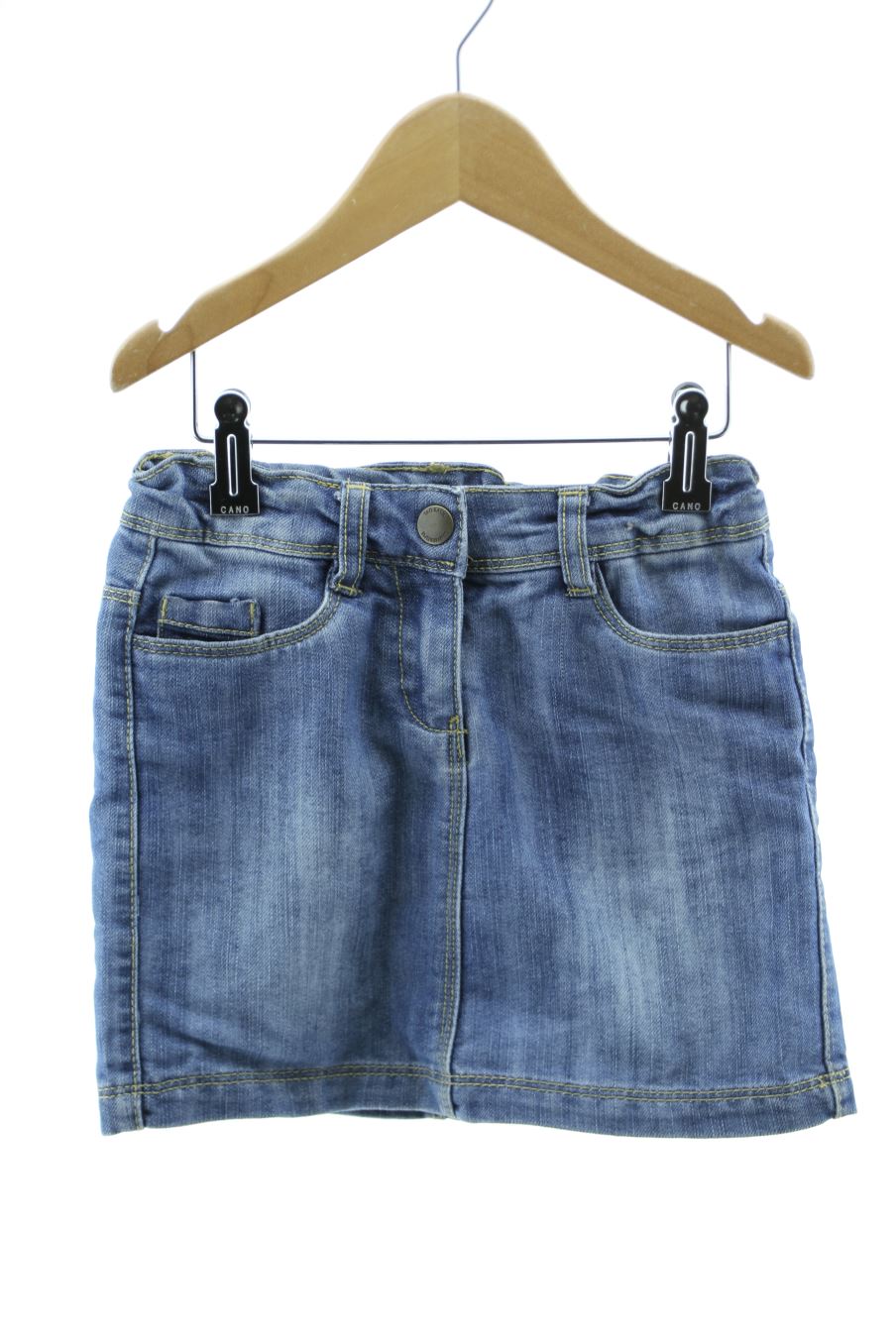 Jupe Tape à l'oeil de la taille 6 ans de denim de seconde main