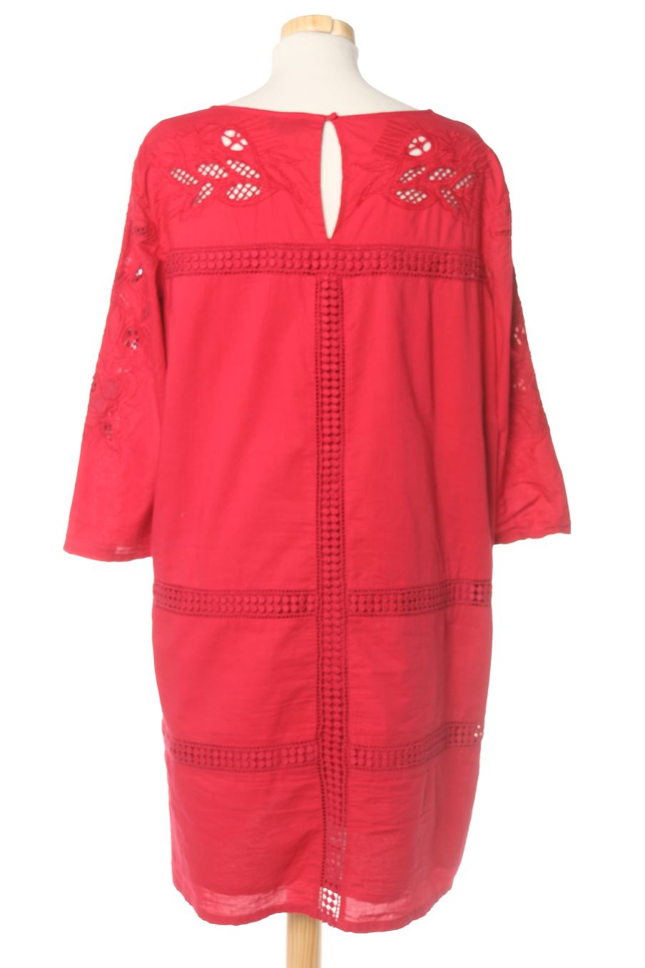 Vestido casual de Cyrillus de la talla 42, de color rojo