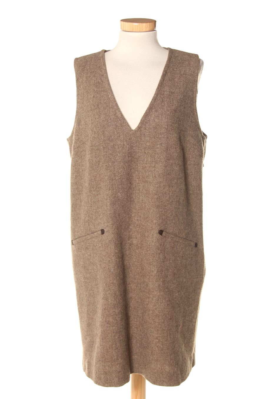 Robe casual Caroll de la taille 42, de couleur marron