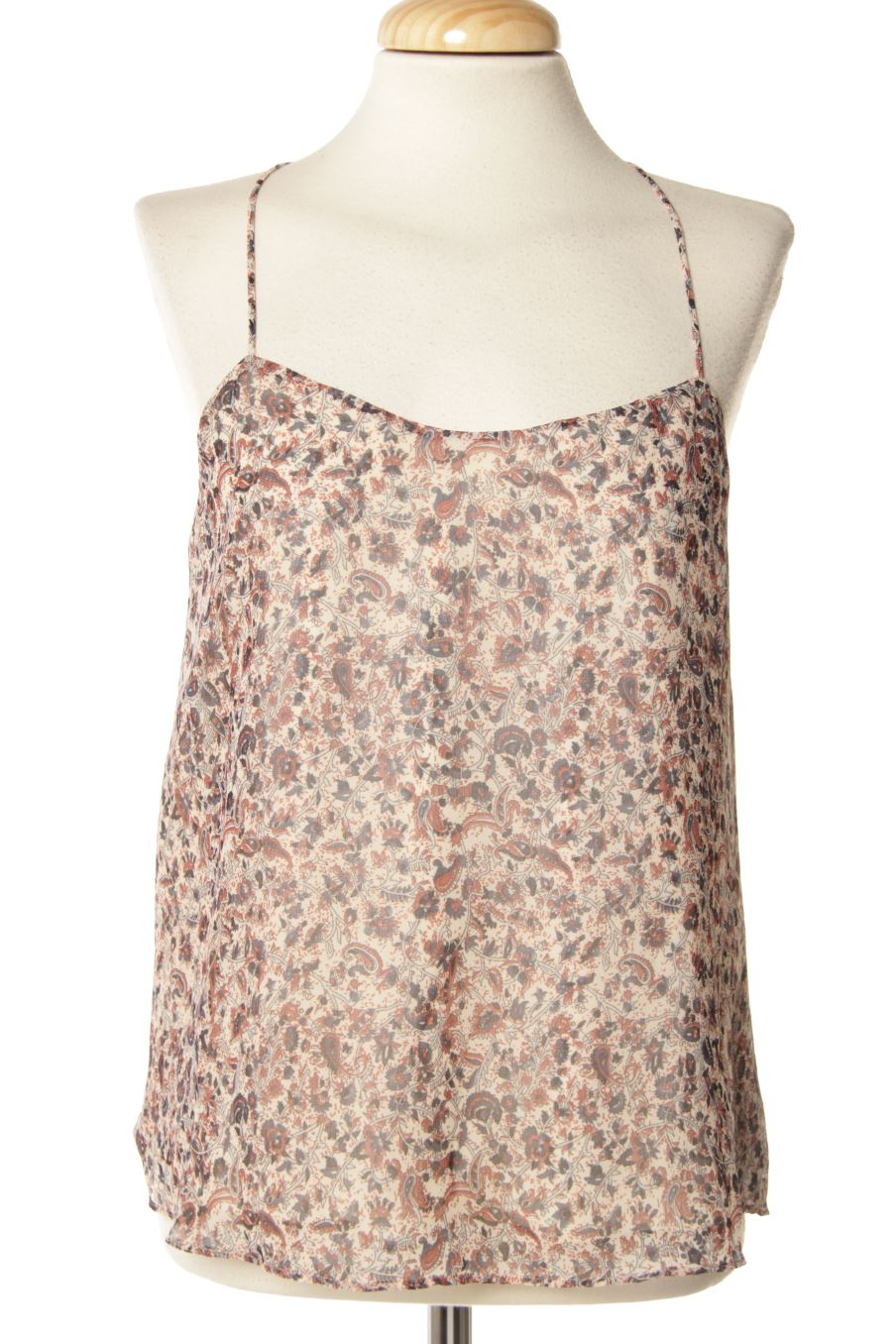 Aufwändiges Top von Mango Größe XS, Farbe Aufdruck, für