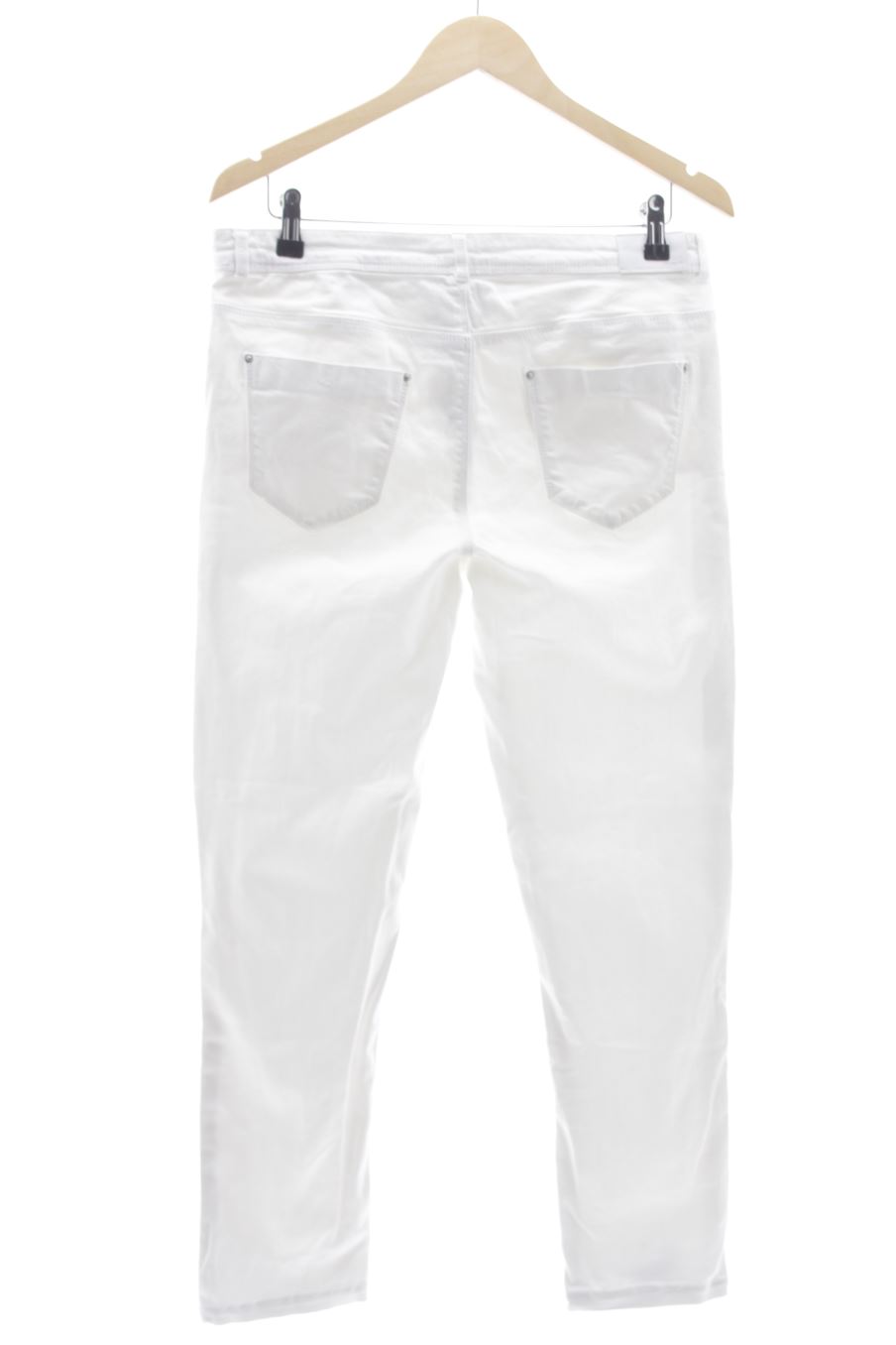 Jeans Springfield de la taille 44, de couleur blanc de denim
