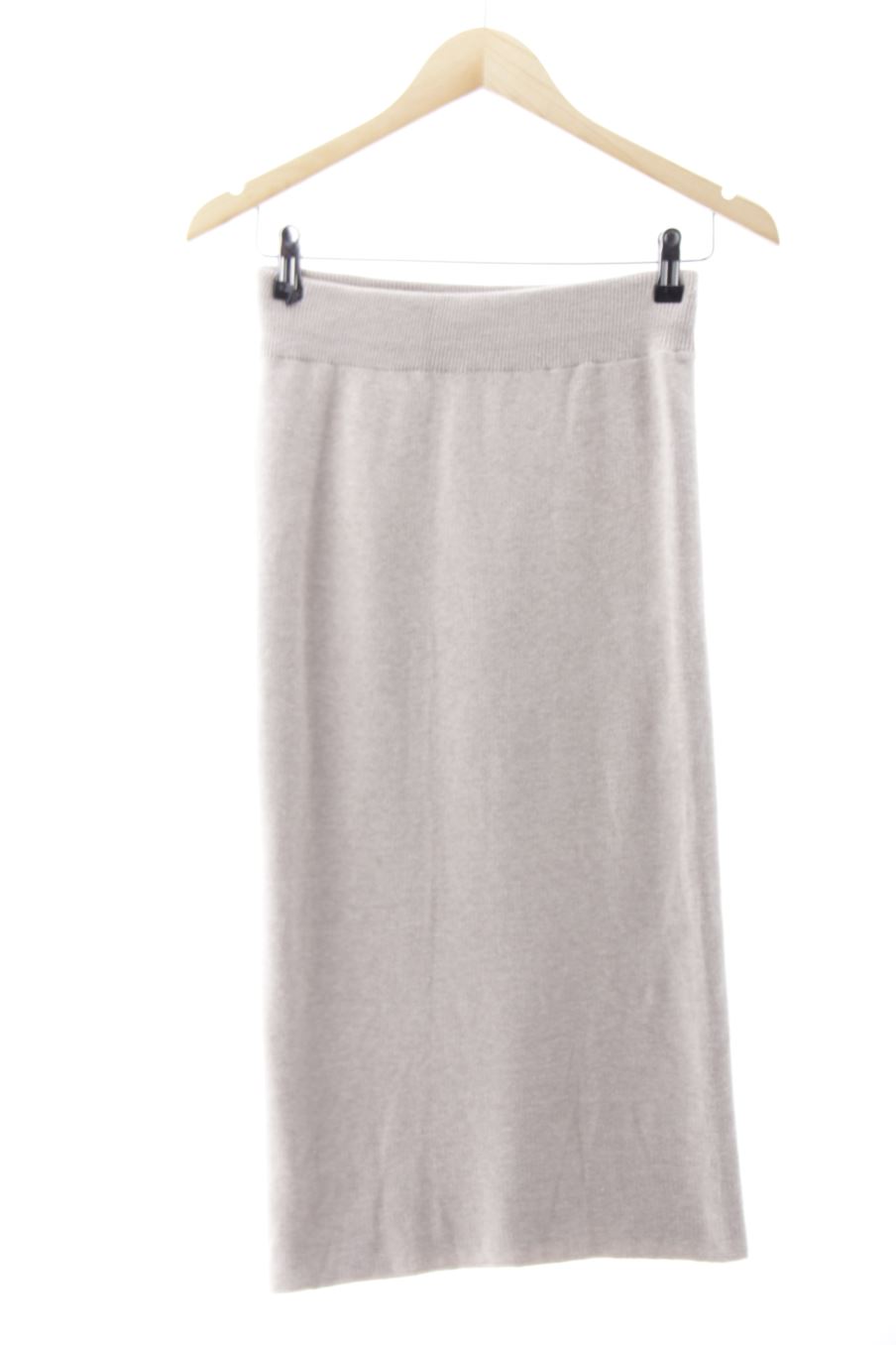 Falda de Made in italy de la talla XS, de color beige