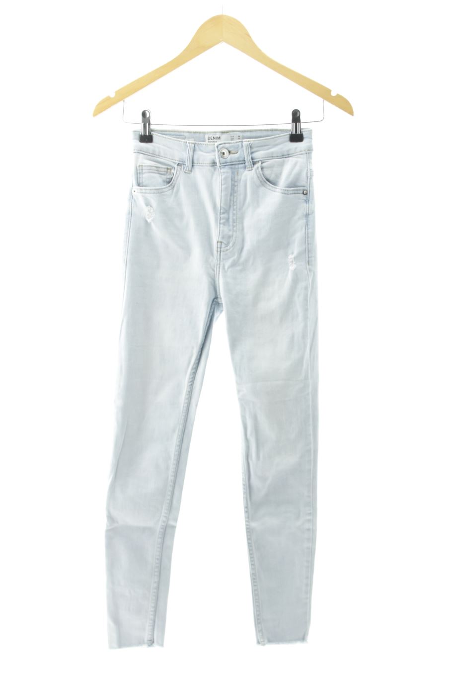 Jeans Bershka de la taille 36, de couleur bleu de denim