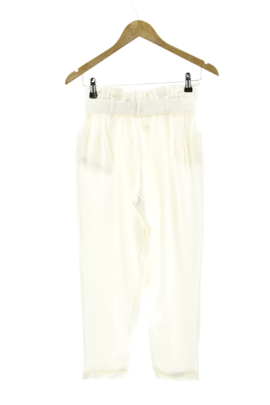 Pantalones de Trf (ZARA) de la talla XS, de color blanco