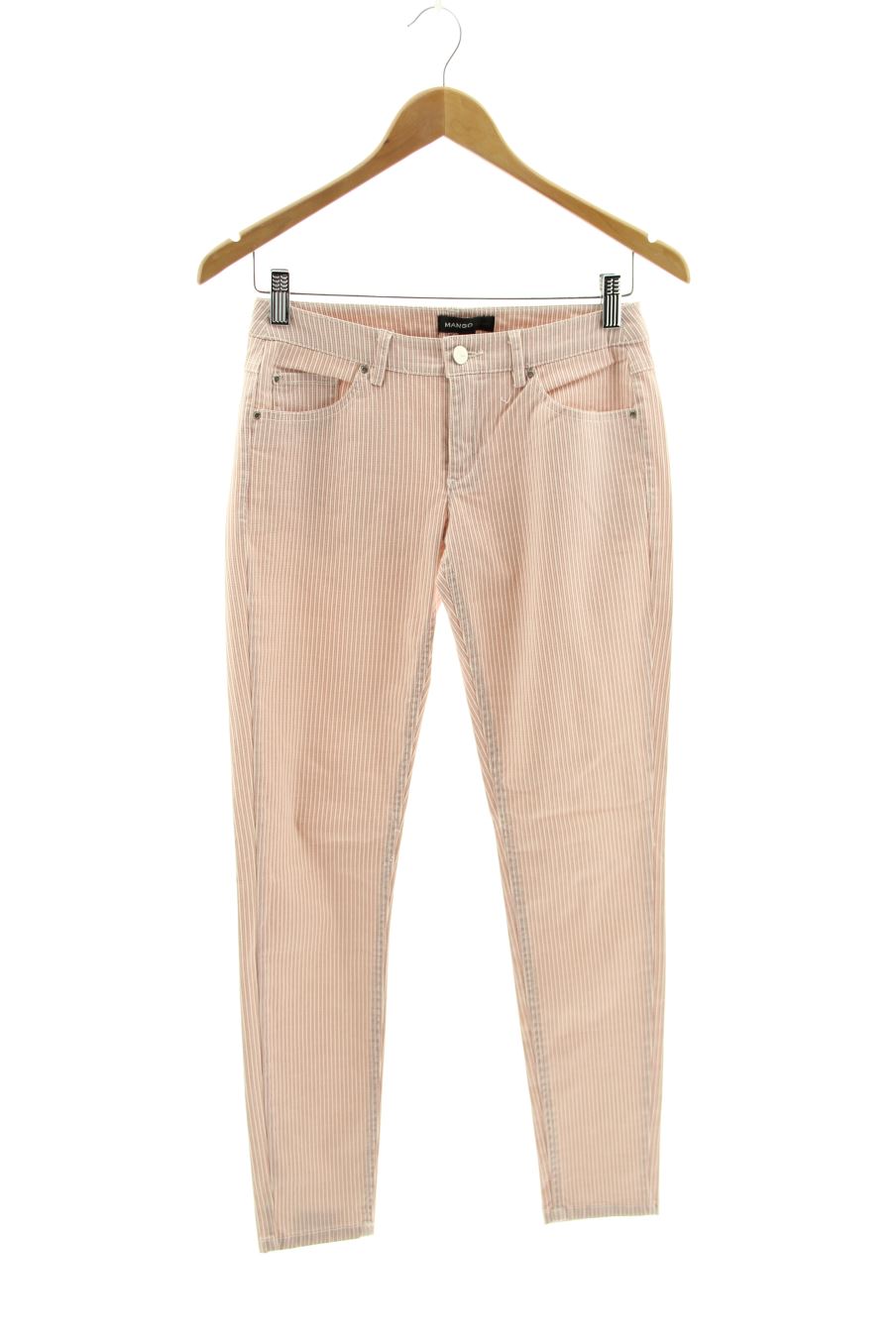 Vaqueros de Mango de la talla 34, de color rayas de ropa vaquera