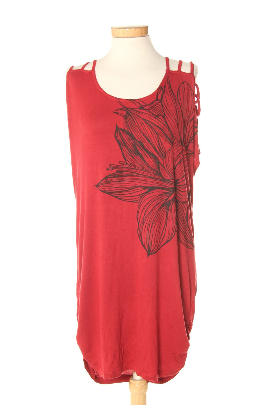 Top Smash de la taille XL, de couleur bordeaux