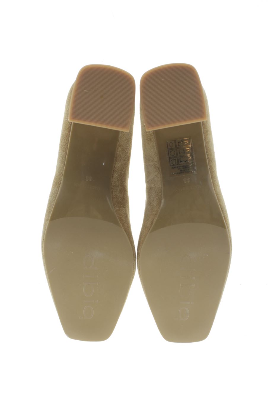 Zapatos de tacon de dibia de la talla 38, de color marrón de