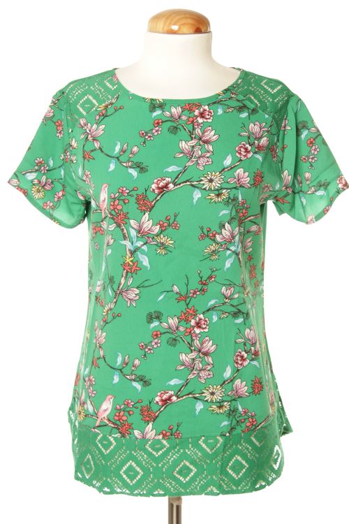 Blusa de manga corta