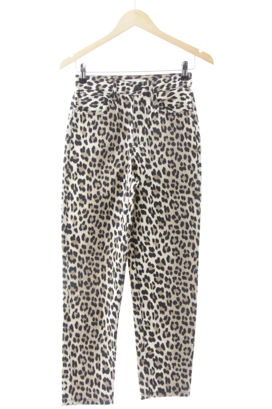 Pantalón de Mango de la talla 34, de color animal print