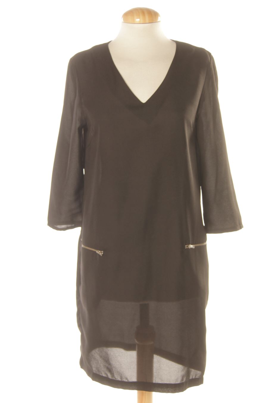 Einfaches Kleid von Vila Größe S, Farbe Schwarz, für