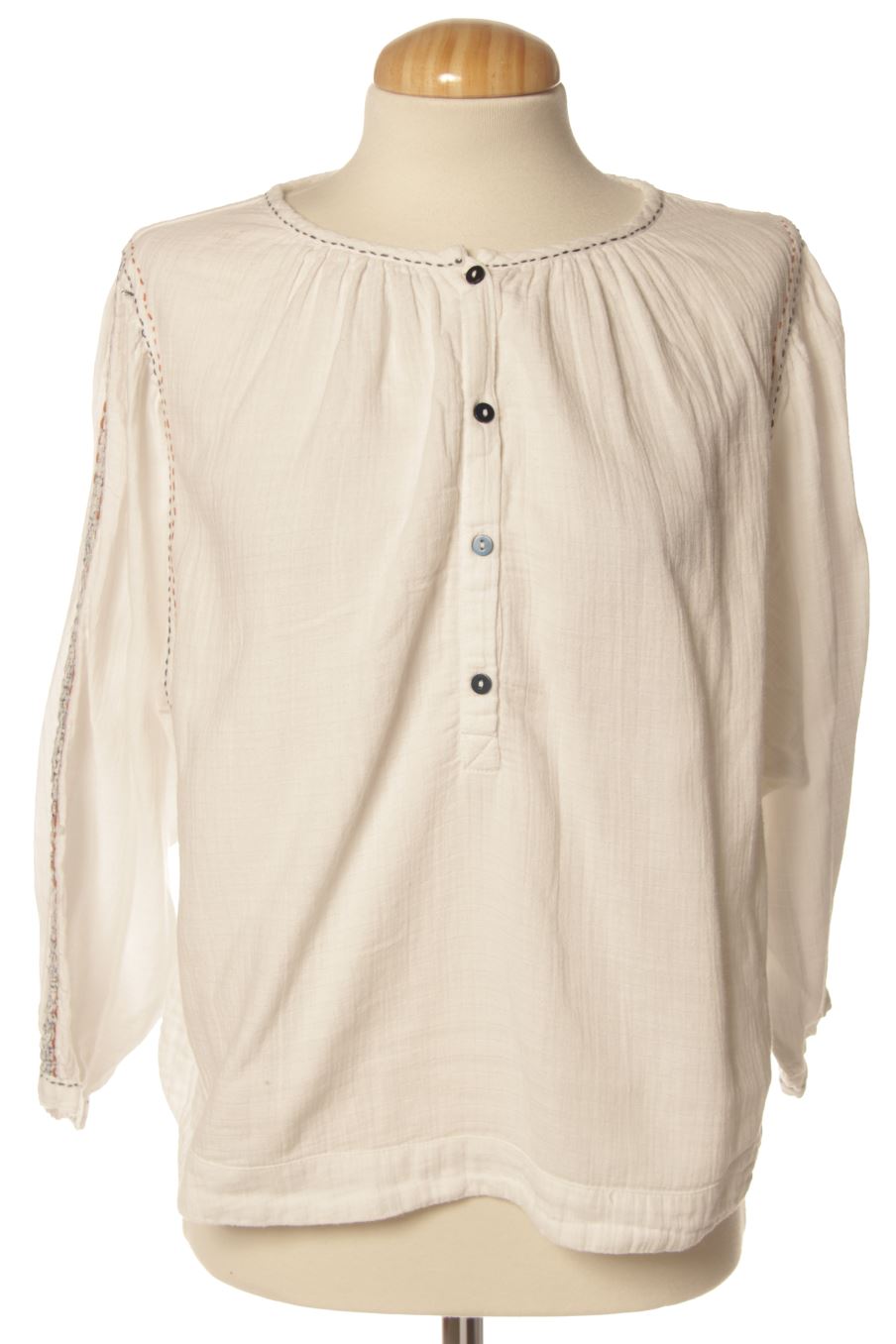 Blusa a maniche lunghe de Velvet de la talla S, de color bianco