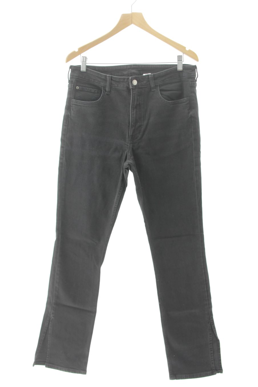 Jeans H&M de la taille 44, de couleur noir de denim
