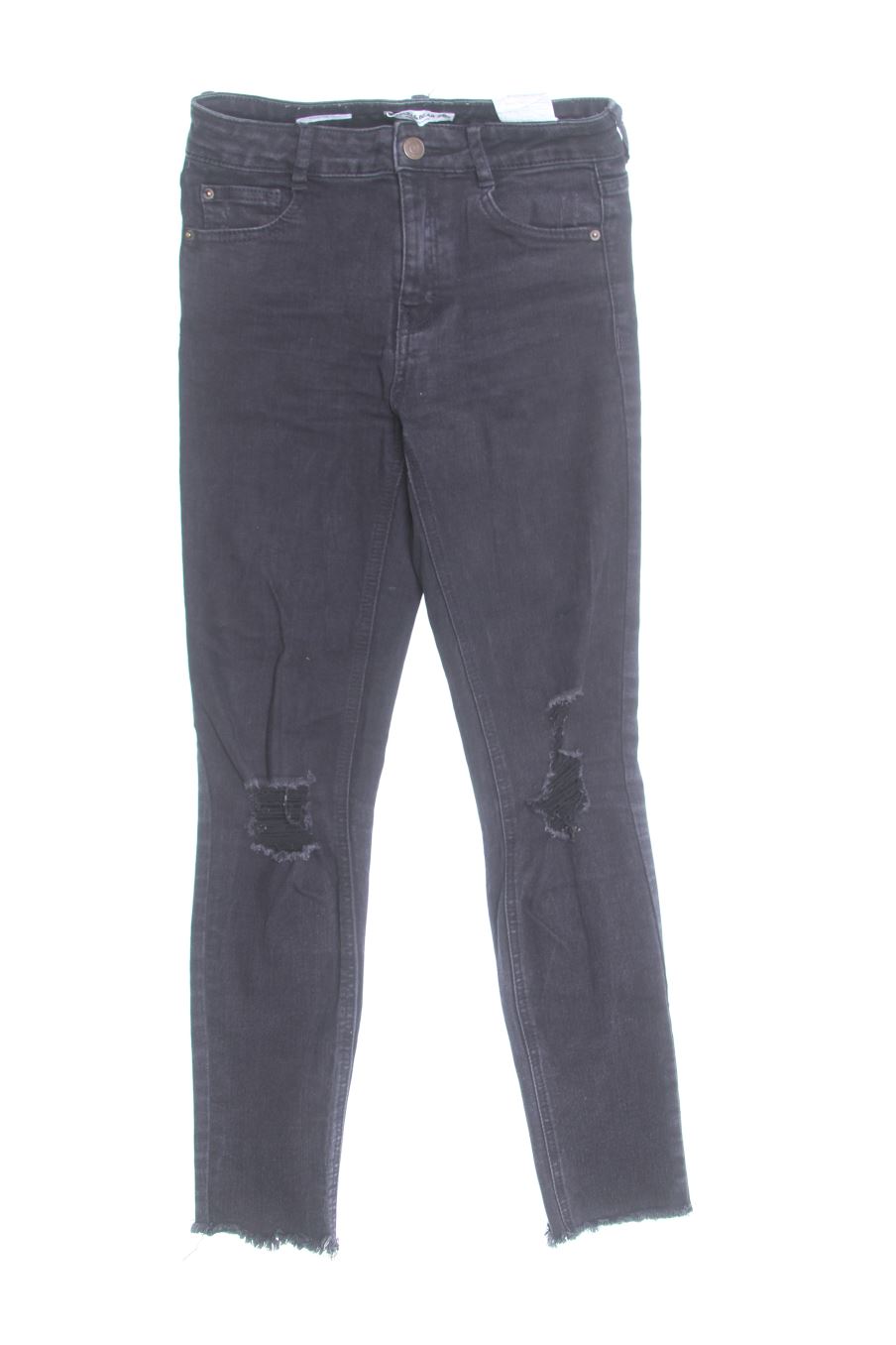 Jeans Pull & Bear de la taille 36, de couleur noir de denim