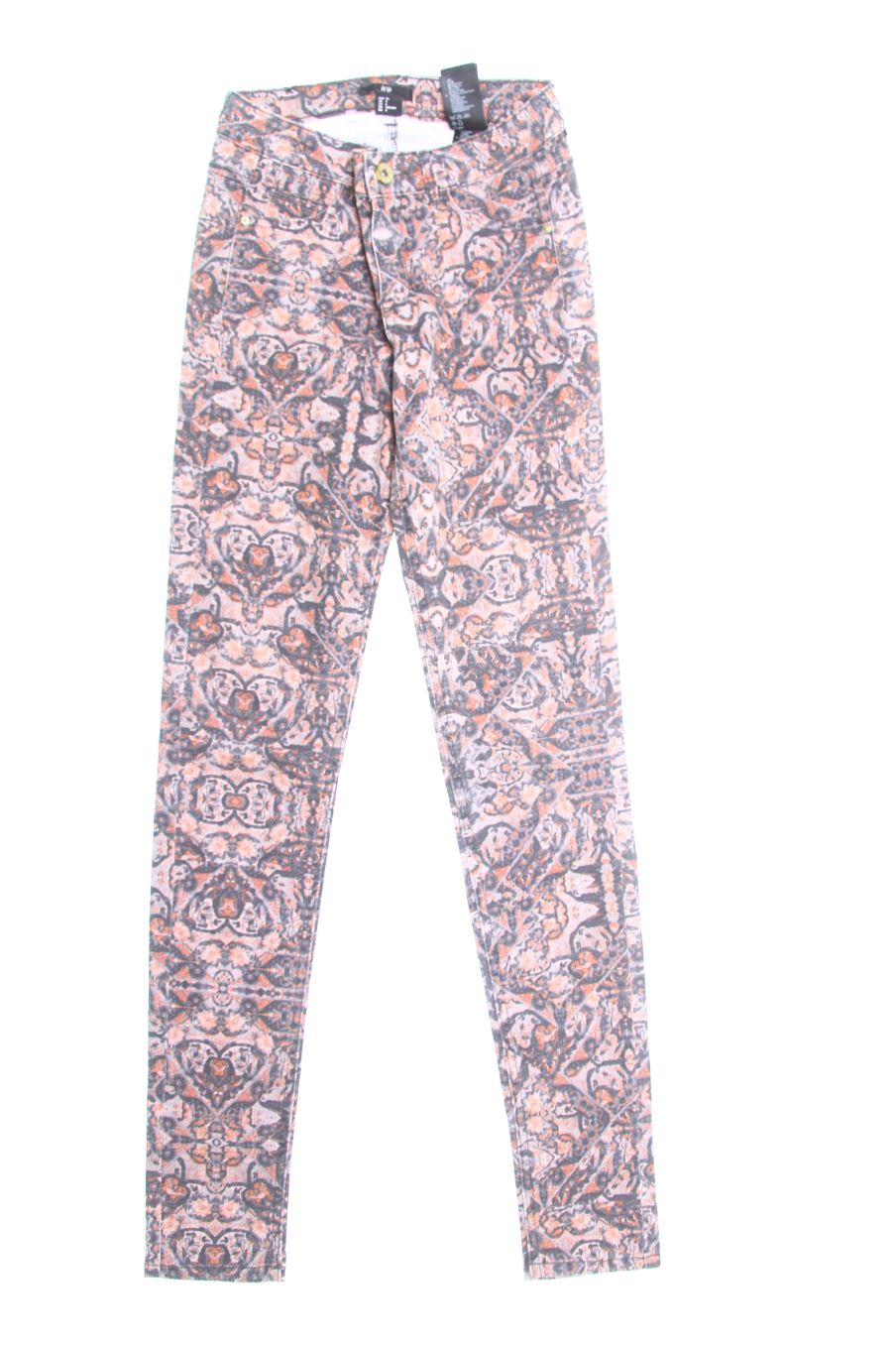 Jeans H&M de la taille 34, de couleur imprimés de denim