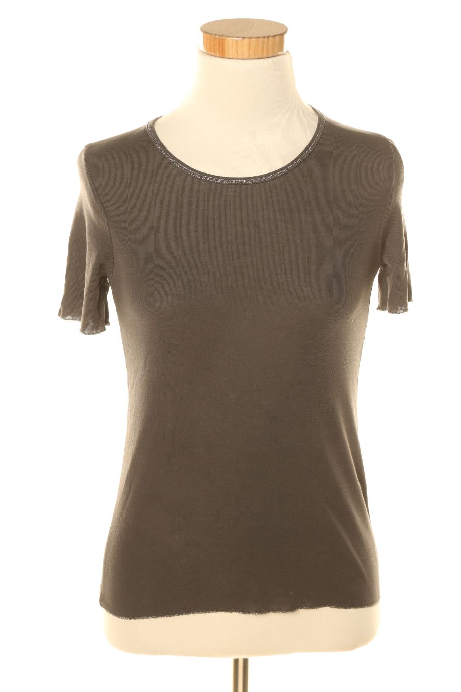 Top de Zara de la talla S, de color gris