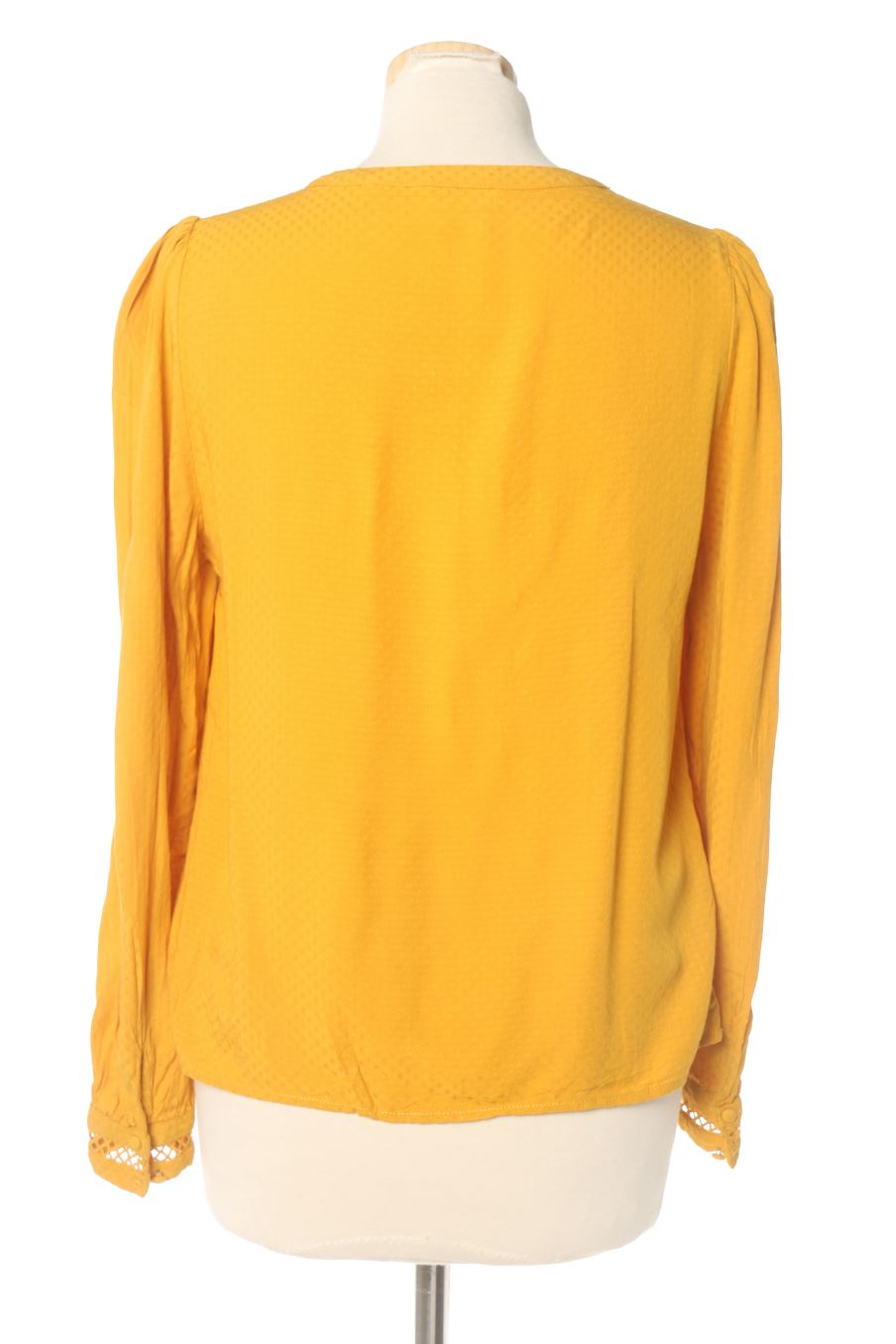 Blouse à manches longues Naf Naf de la taille 36, de couleur moutarde