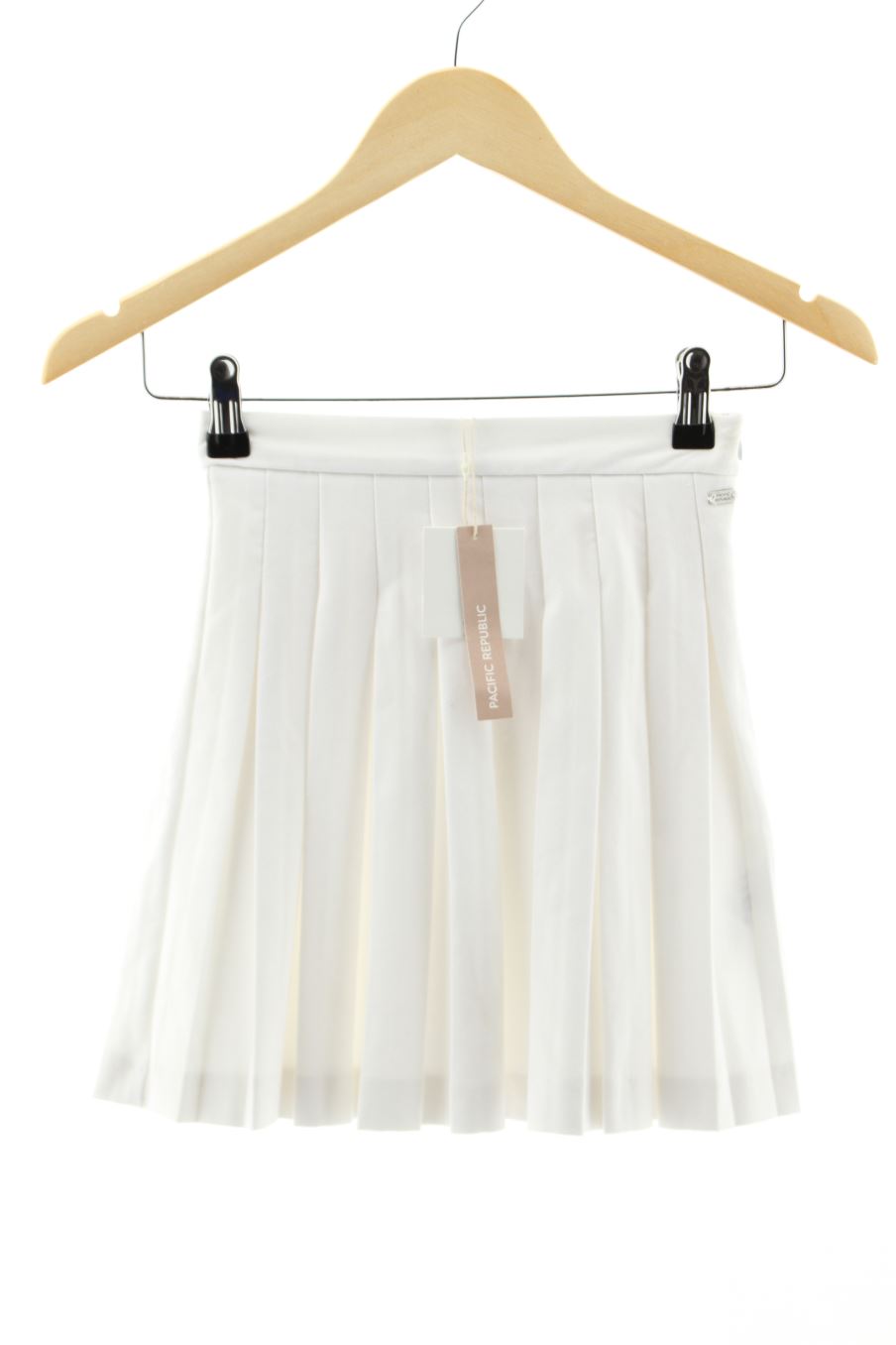 Jupe Pull & Bear de la taille XS, de couleur blanc
