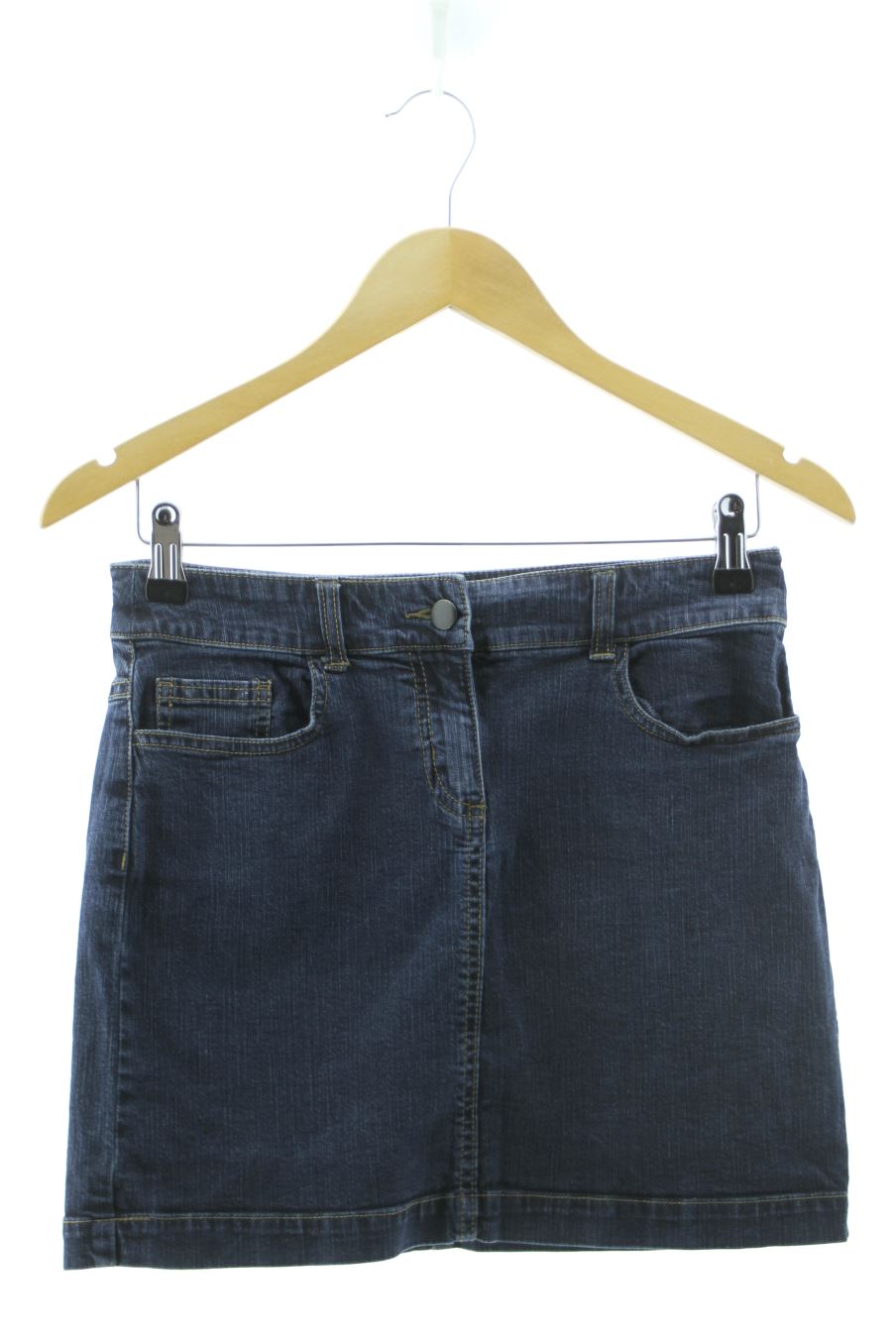 Jupe Camaieu de la taille 36, de couleur bleu de denim