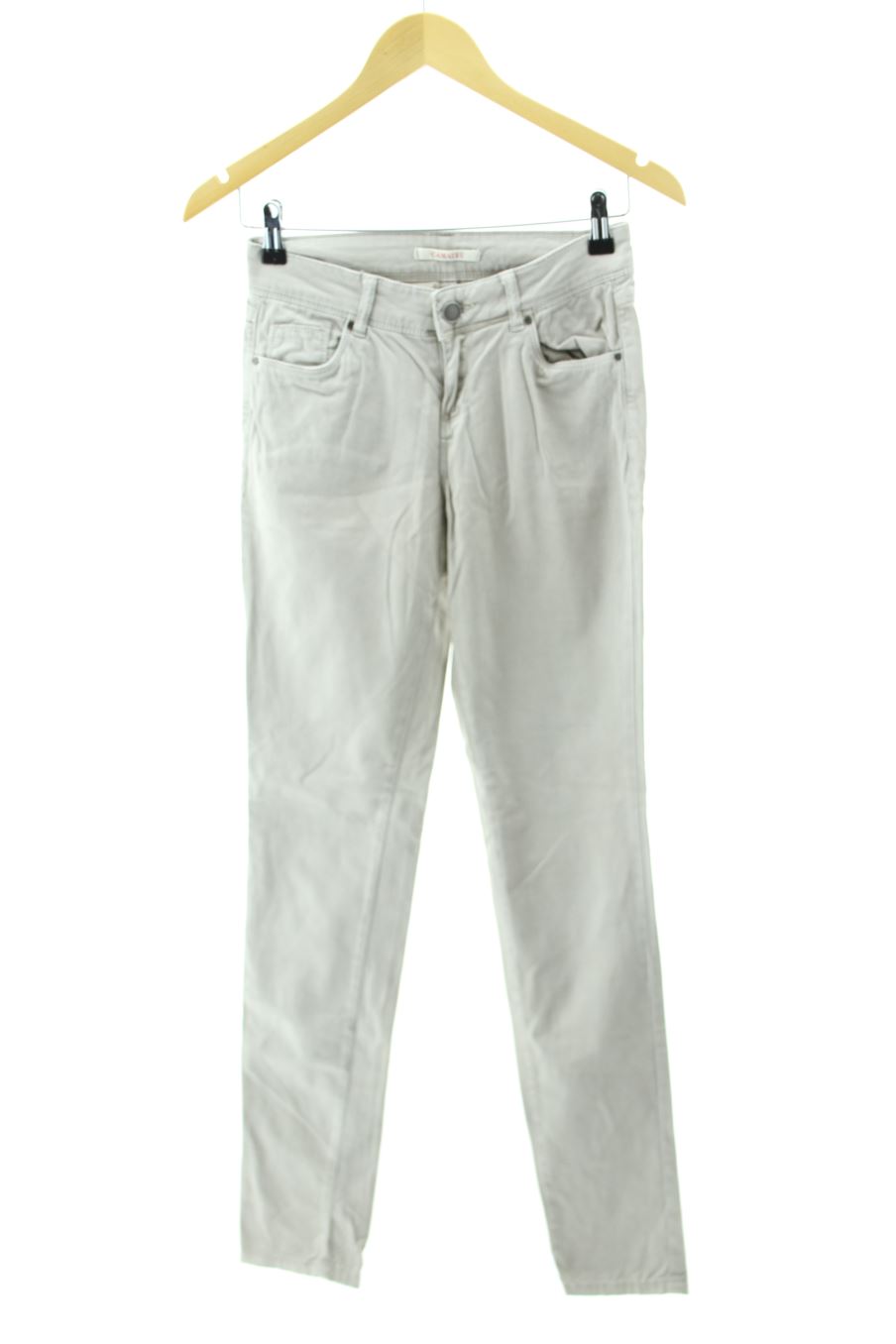 Jeans Camaieu de la taille 34, de couleur gris de denim