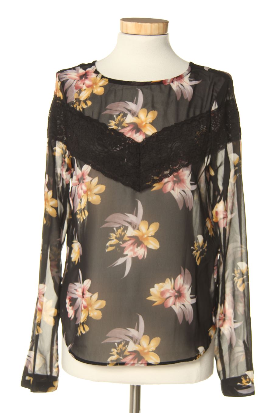 Blusa de manga larga de Only de la talla 34, de color flores
