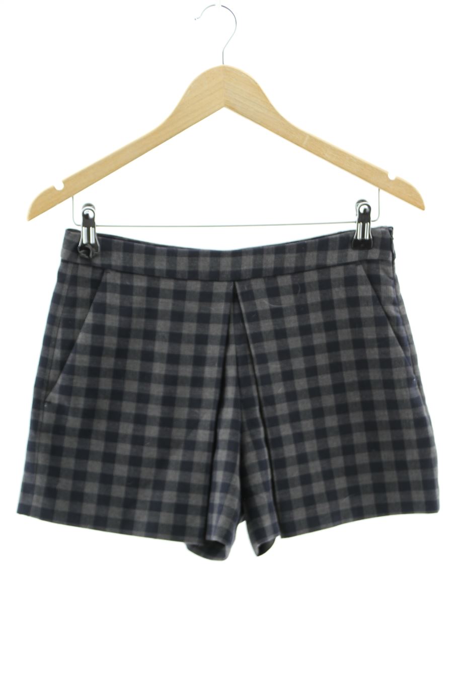 Kurze Hose von Zara Größe XS, Farbe Kariert, für