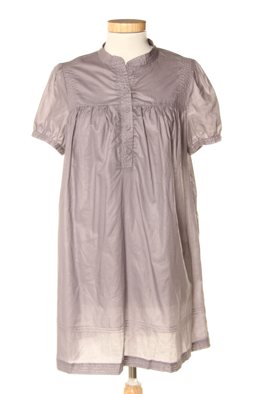 Blusa de manga corta de Mango de la talla M, de color gris