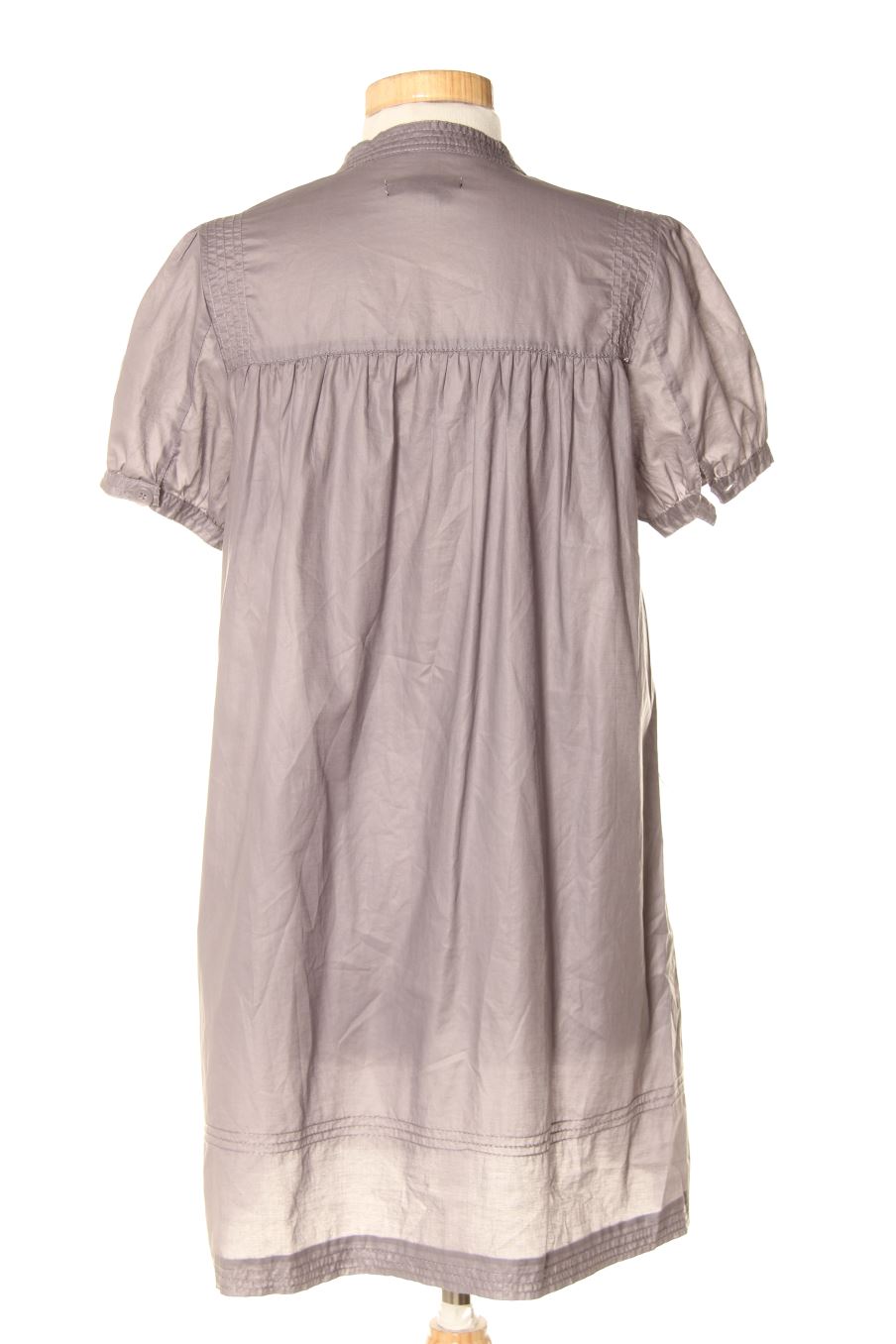 Blusa de manga corta de Mango de la talla M, de color gris