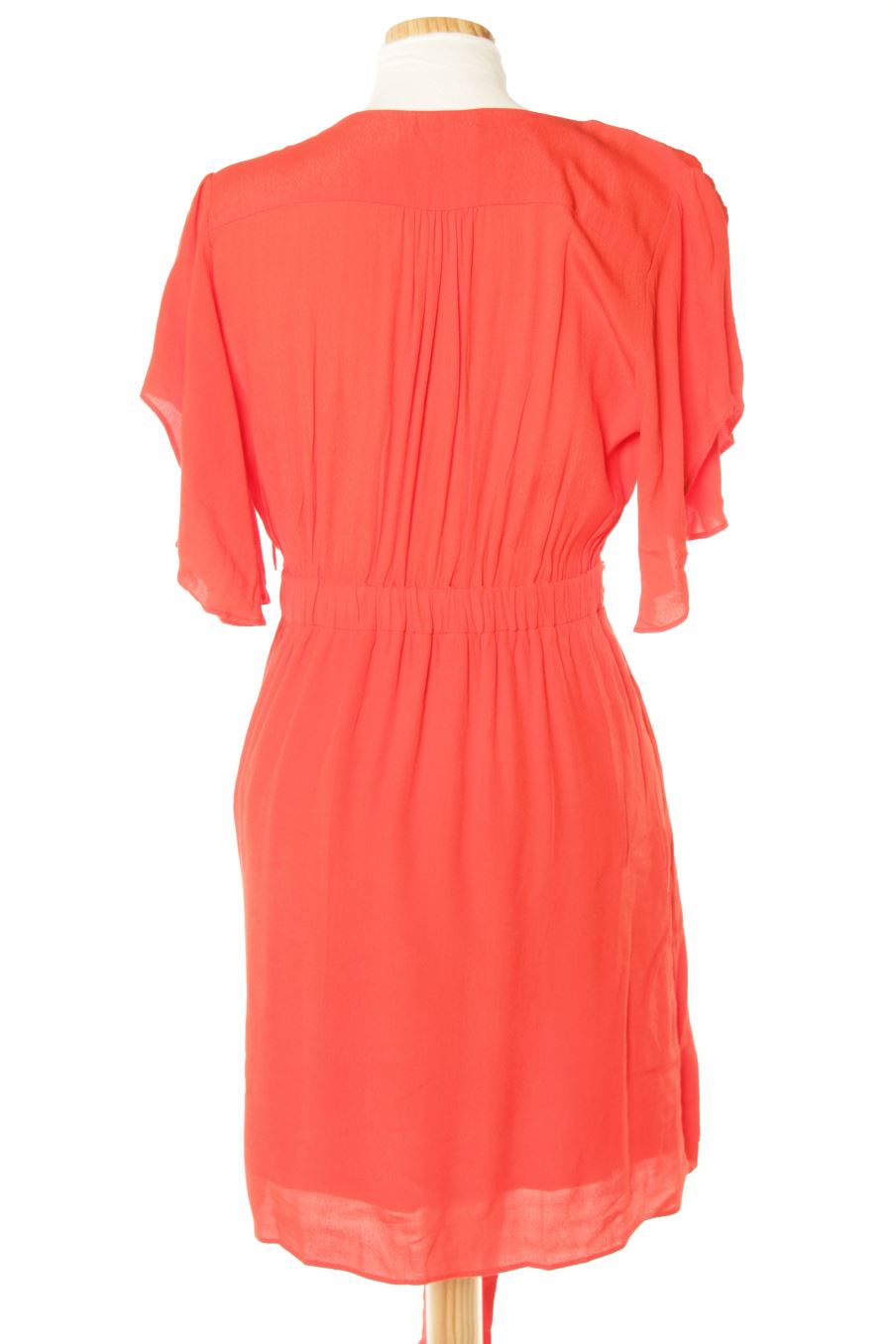 Robe casual Naf Naf de la taille 40, de couleur rouge