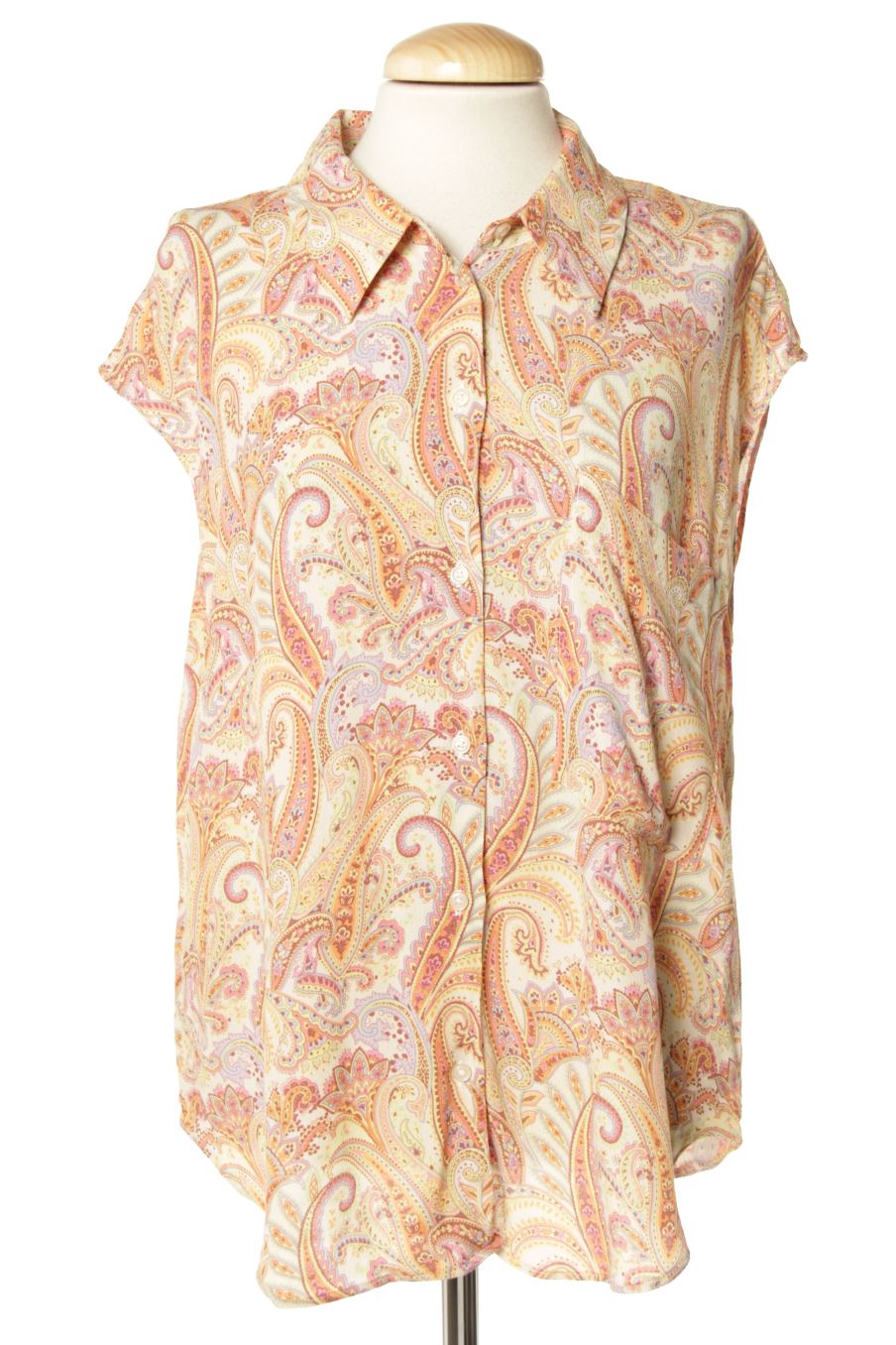 Chemise sans manches Mango de la taille XXL, de couleur imprimés