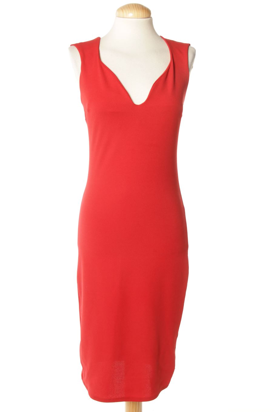 Vestido casual de Made in italy de la talla XS, de color rojo