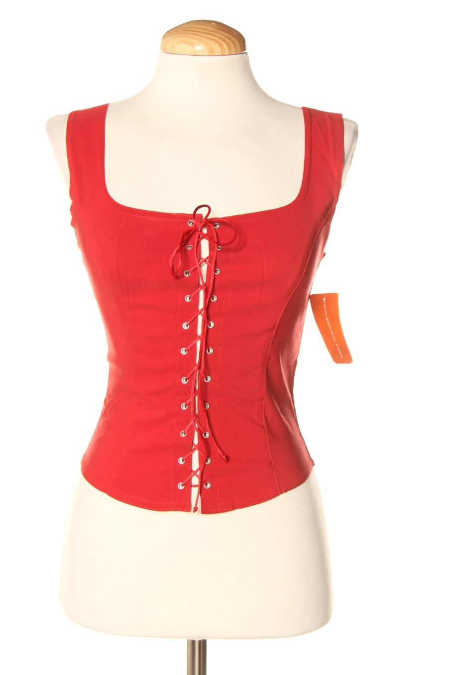 Top de Pimkie de la talla 34, de color rojo