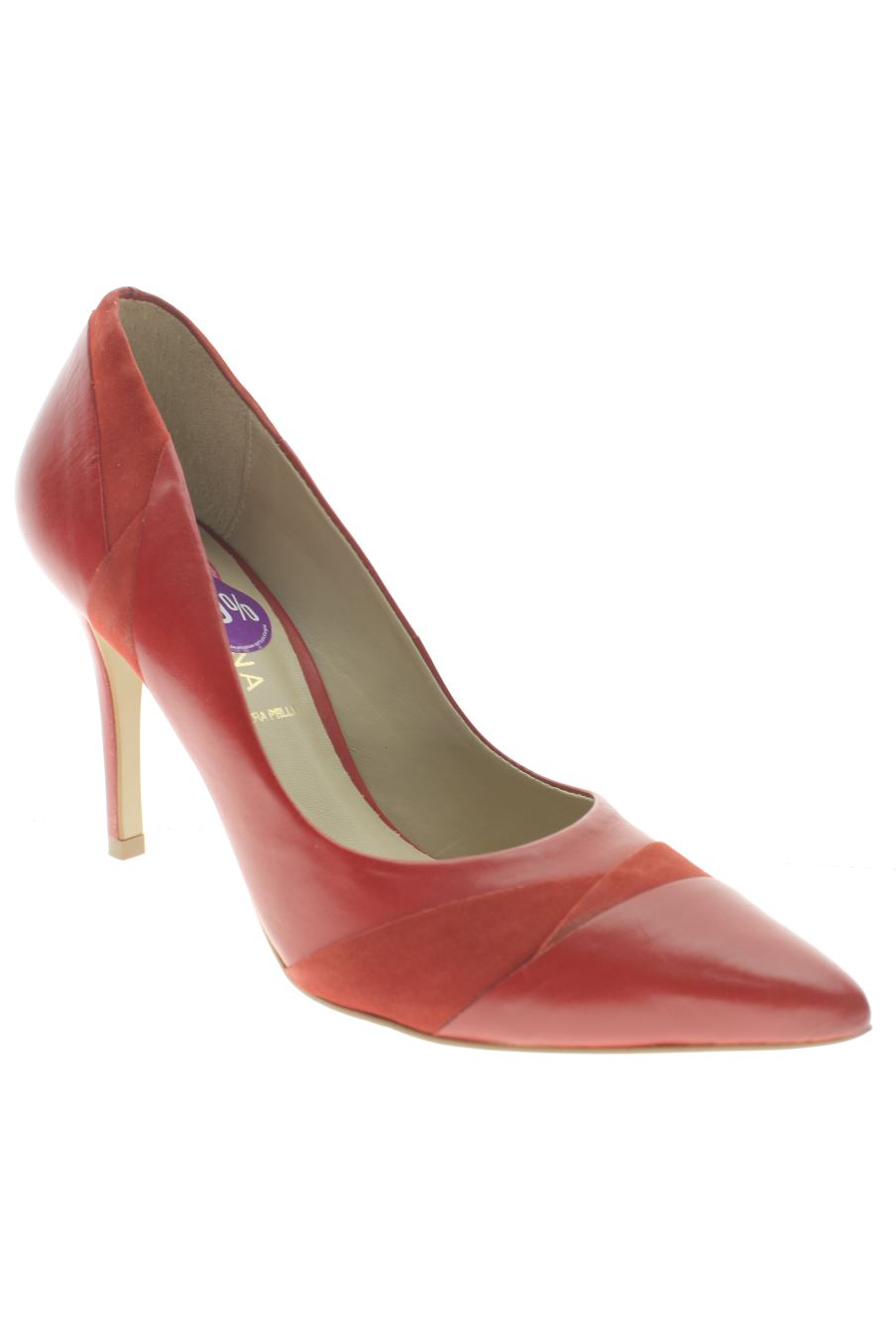 Zapatos de tacon de San Marina de la talla 38, de color rojo de