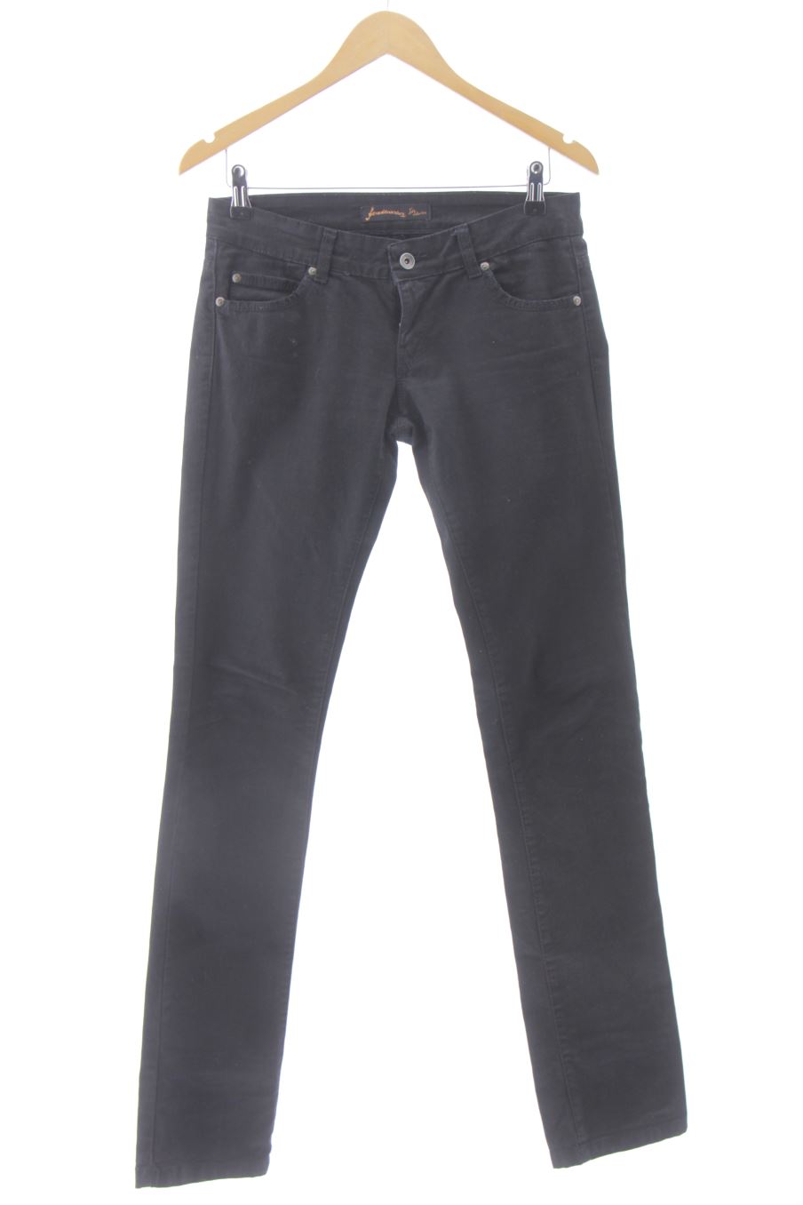 Jeans Stradivarius de la taille 36, de couleur noir de denim