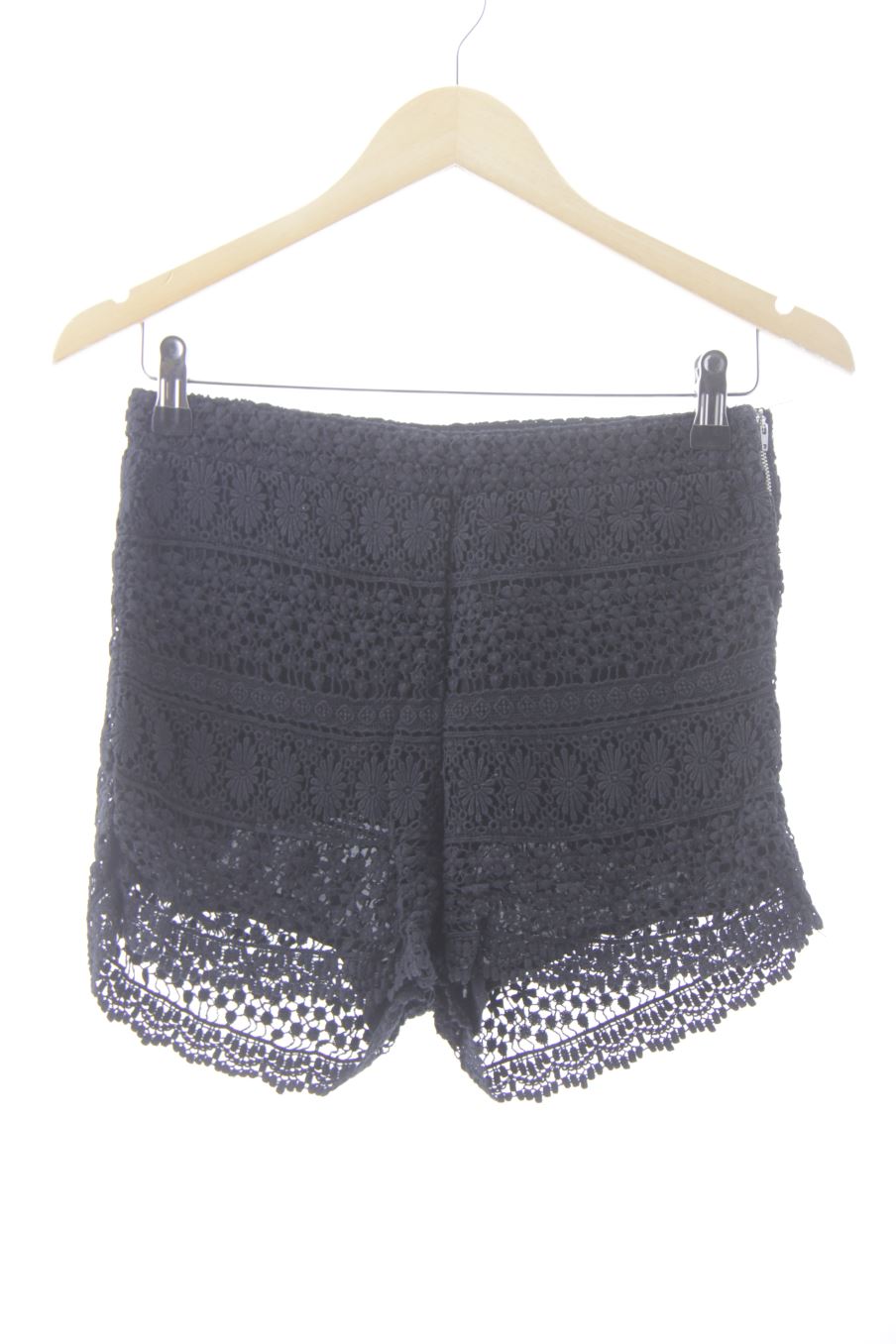 Shorts Stradivarius de la taille XS, de couleur noir