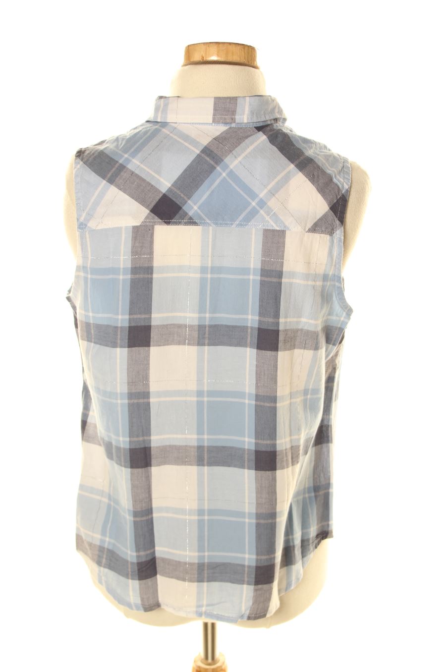 Camisa sin mangas de Creeks de la talla 38, de color cuadros