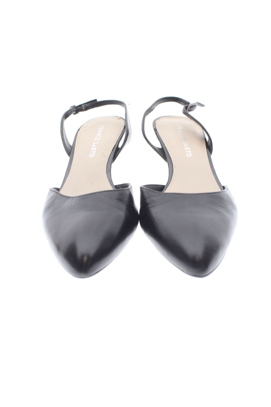 Sandalias tacon de FRANCO SARTO de la talla 39, de color negro de