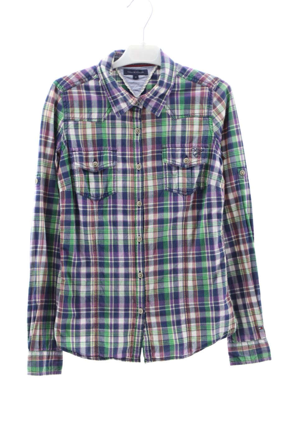 Chemise manches longues Tommy Hilfiger de la taille 14 ans de seconde main
