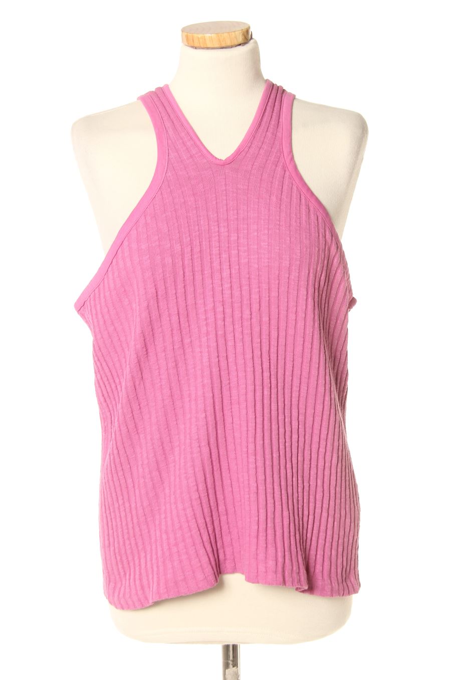 Camiseta sin mangas de Benetton de la talla L, de color rosa