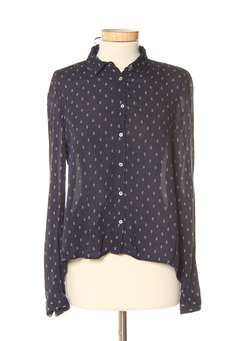 Chemise Zara de la taille S, de couleur bleu marine