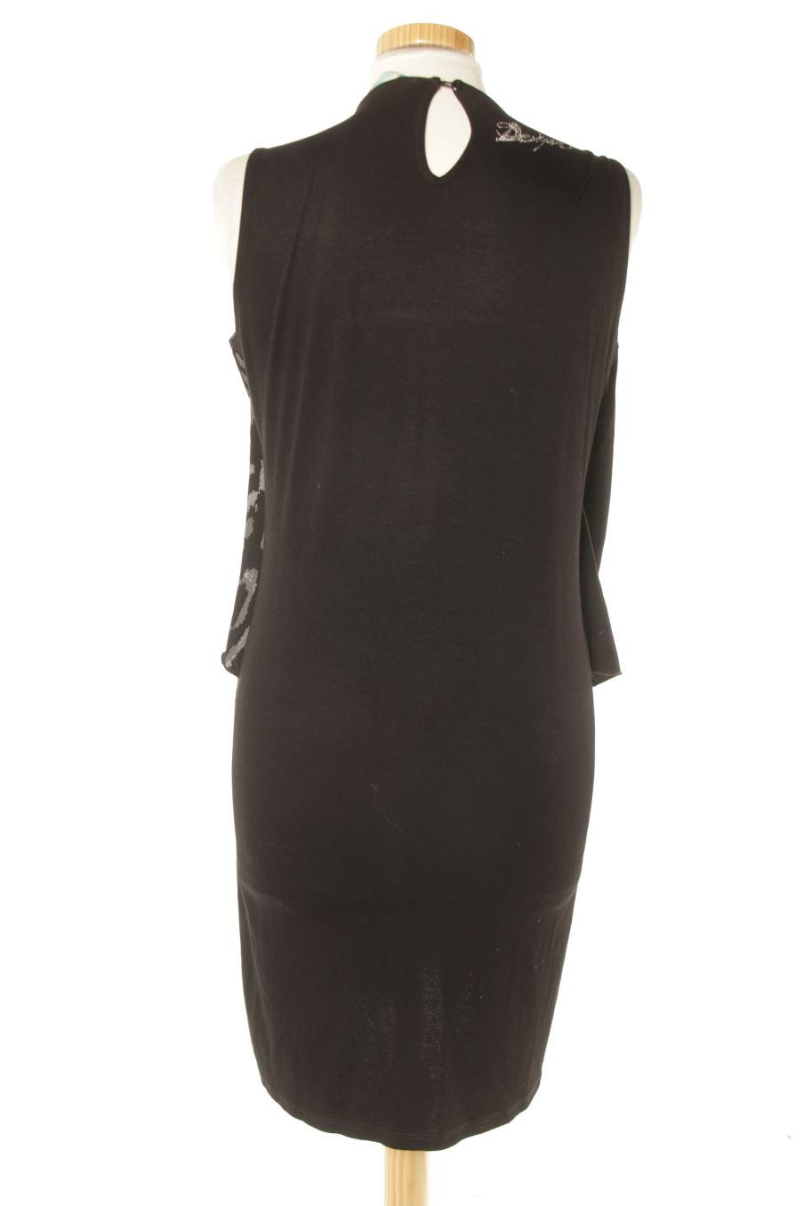 Robe casual Desigual de la taille L, de couleur noir