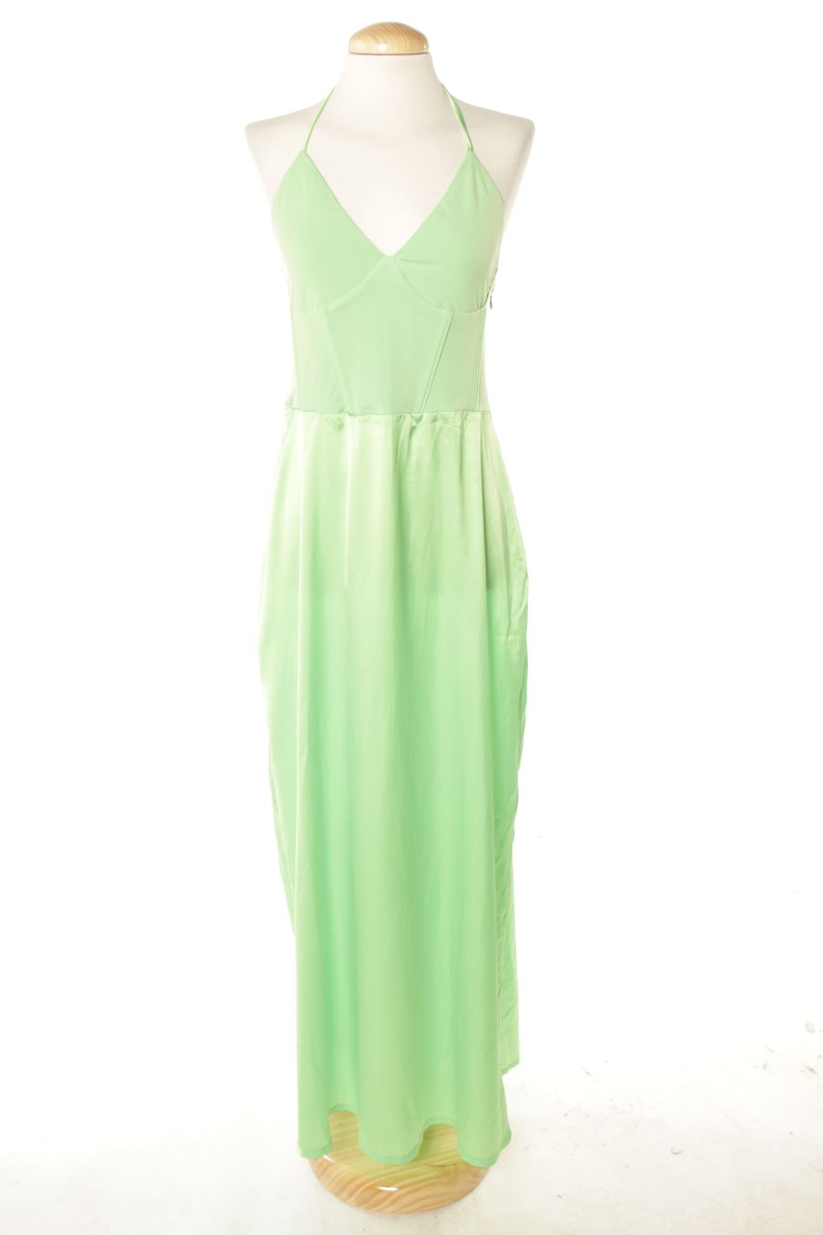Vestido elegante de Zara de la talla L, de color verde