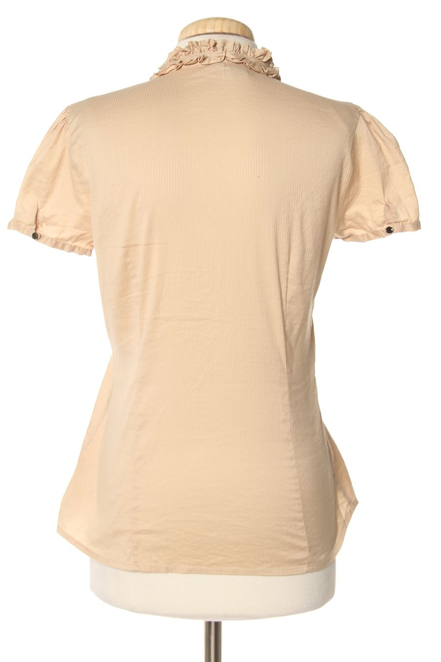 Blouse à manches courtes Mango de la taille S, de couleur beige