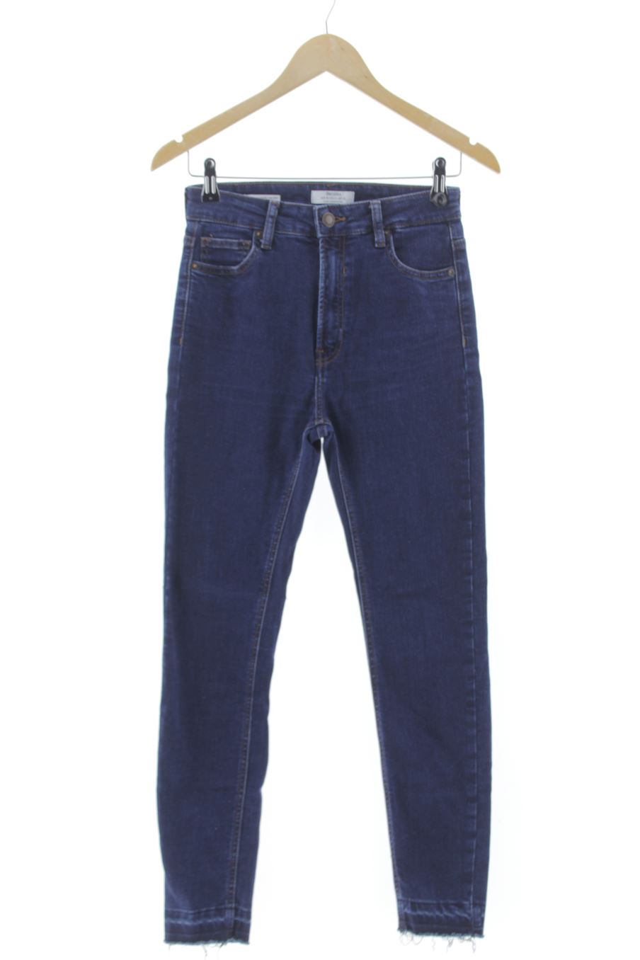 Vaquero de Bershka de la talla 36, de color azul de ropa vaquera