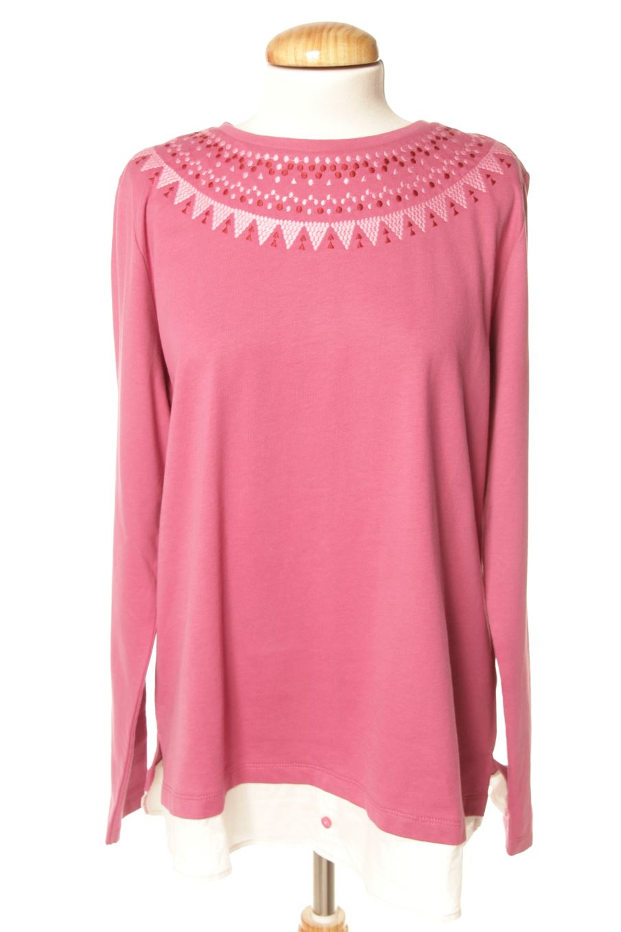 T-shirt à manches longues Dandara de la taille M, de couleur pourpre