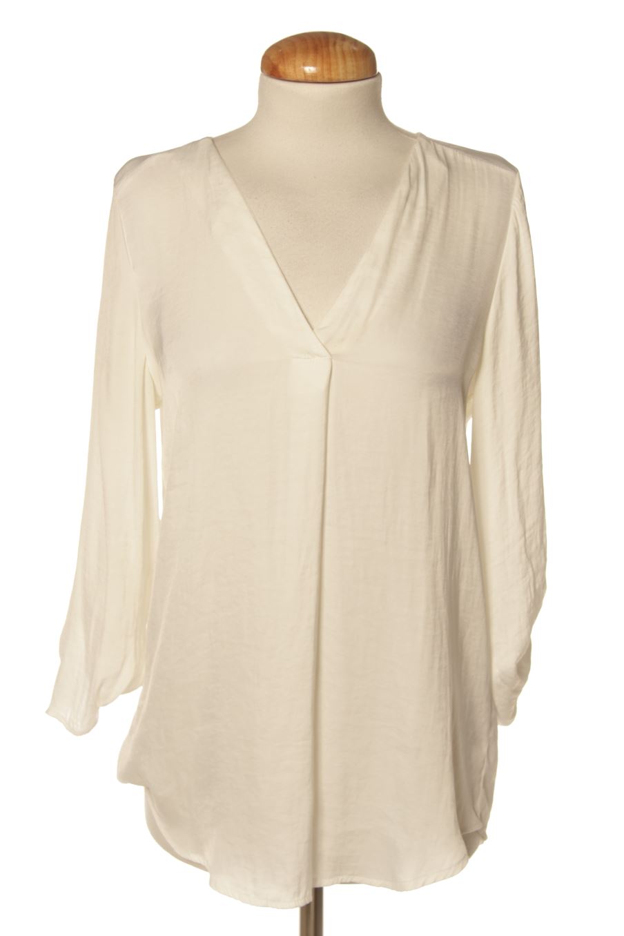 Blouse à manches longues Stradivarius de la taille M, de couleur blanc