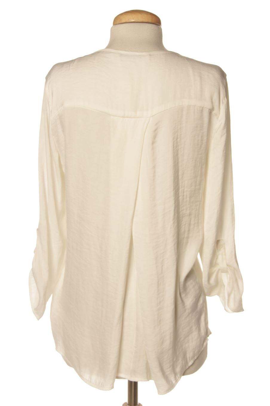 Blouse à manches longues Stradivarius de la taille M, de couleur blanc