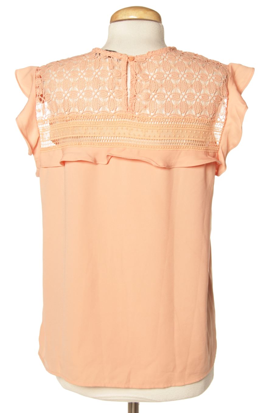Blusa de manga corta de Mango de la talla S, de color coral
