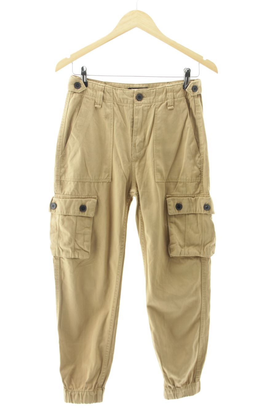 Jeans de Bershka de la talla 34, de color beige
