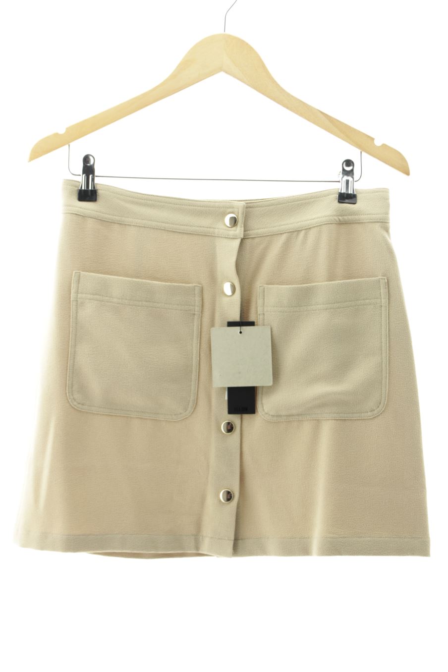 Aufwändiger Rock von Vila Größe M, Farbe Beige, für